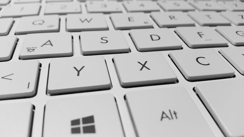 Laptop and Resume
